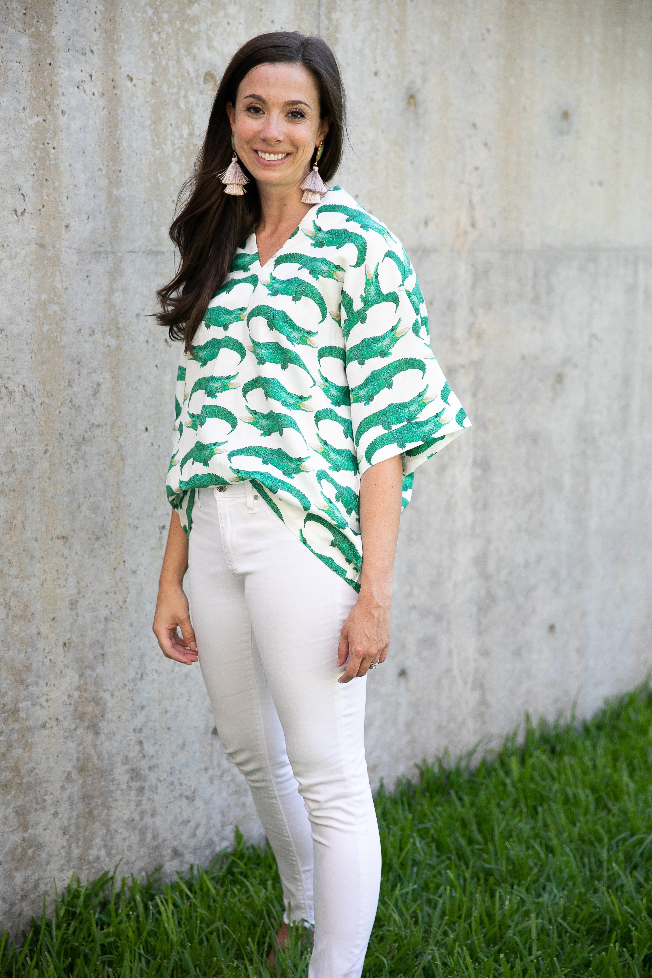 COTTON LINEN SALE Kimono Tunic – Brooke Wright Designs